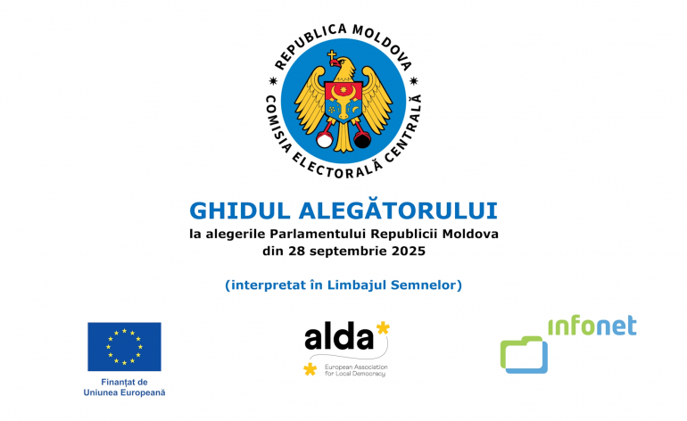 Ghidul alegătorului la alegerile Parlamentului Republicii Moldova din 28 septembrie 2025 în Limbajul Semnelor Image